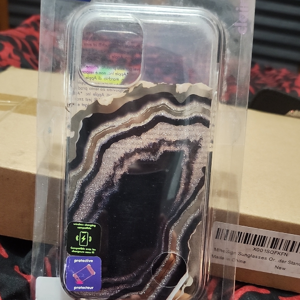 Protective Black and Silver Phone Case